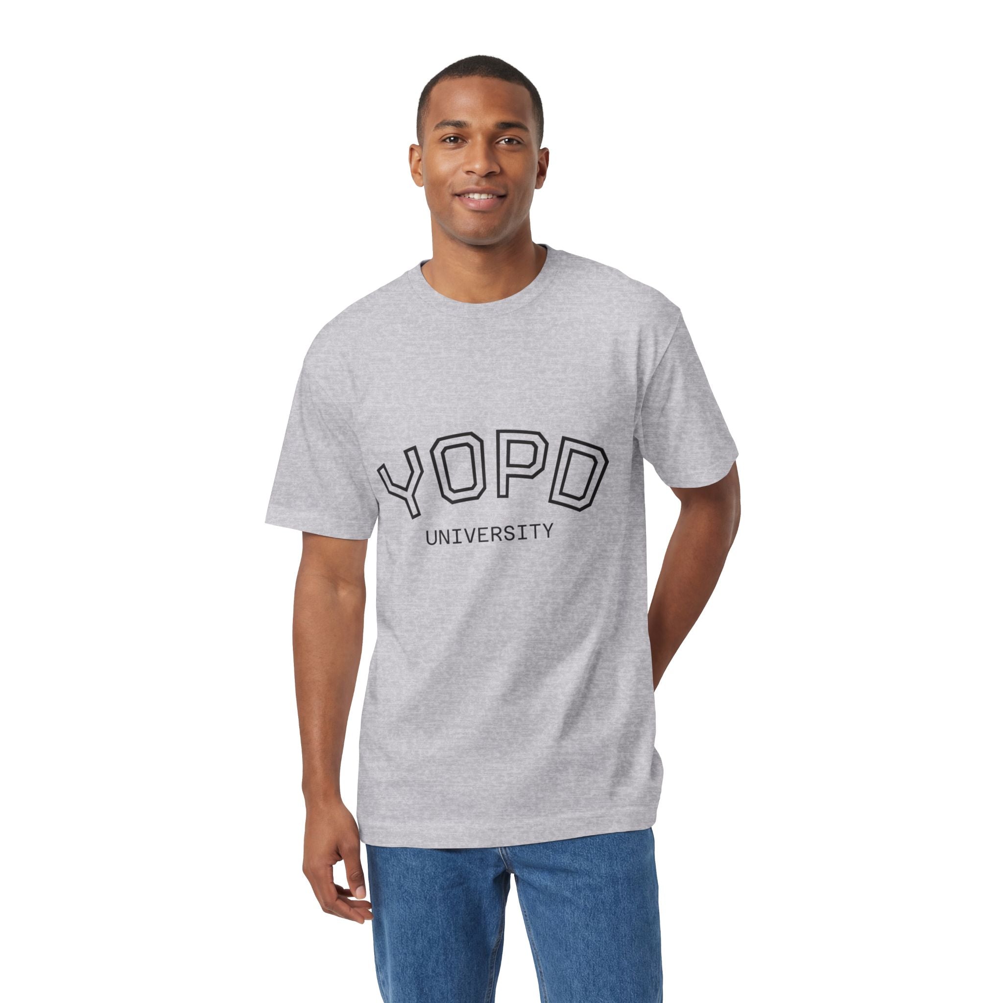 YOPD University Tee - College-Style Vintage Campus Shirt