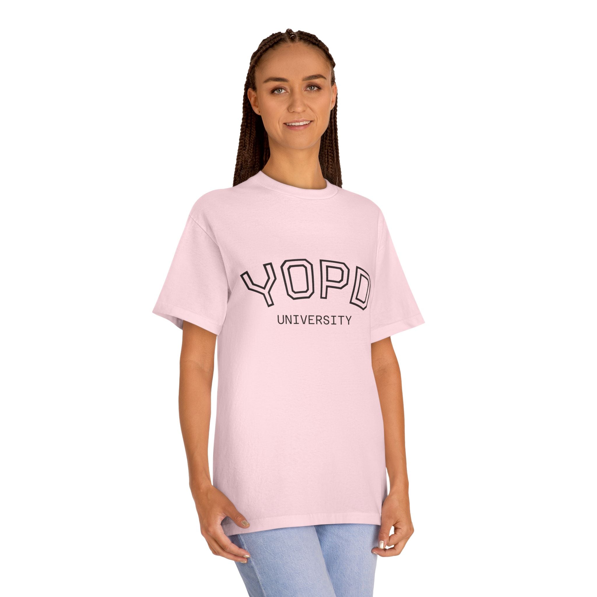 YOPD University Tee - College-Style Vintage Campus Shirt