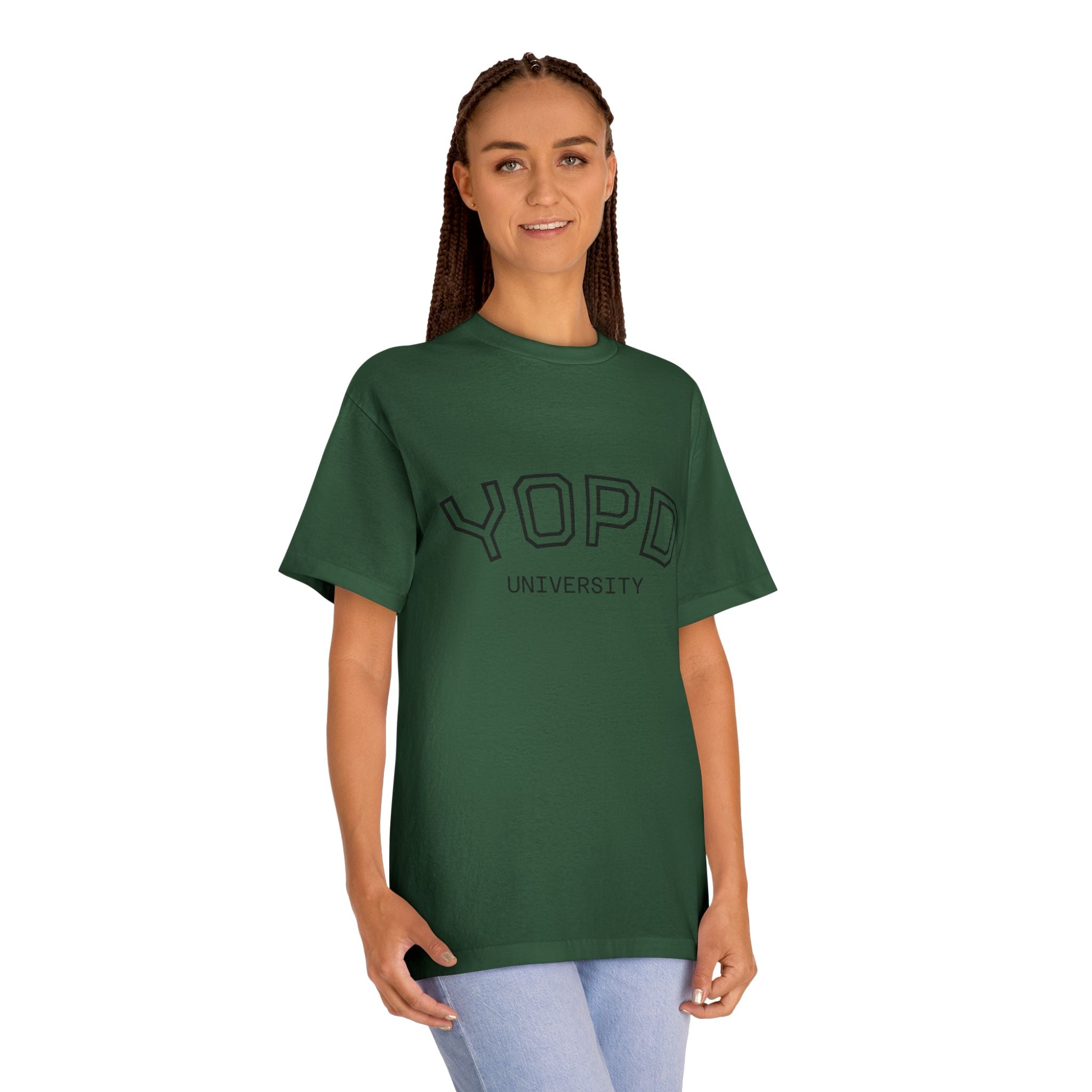 YOPD University Tee - College-Style Vintage Campus Shirt