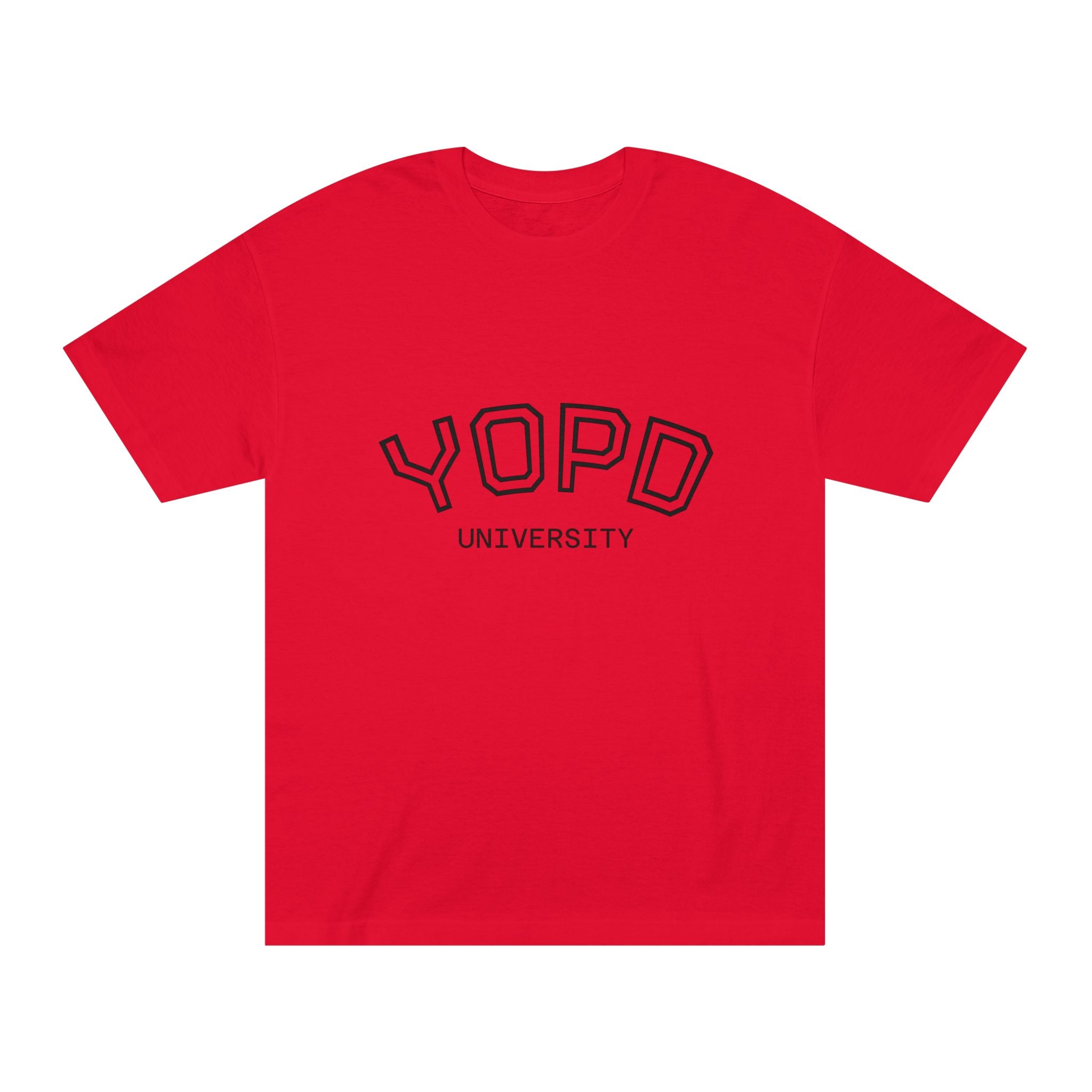 YOPD University Tee - College-Style Vintage Campus Shirt