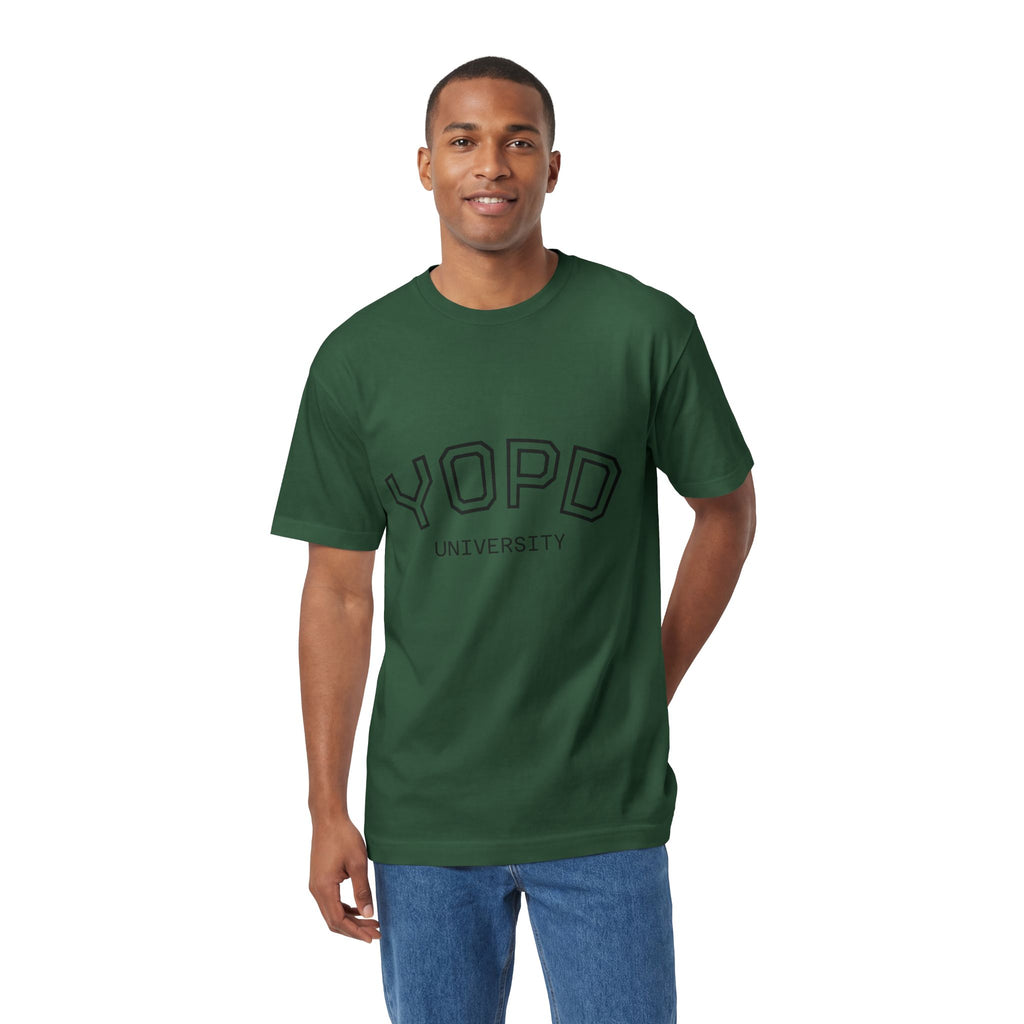 YOPD University Tee - College-Style Vintage Campus Shirt