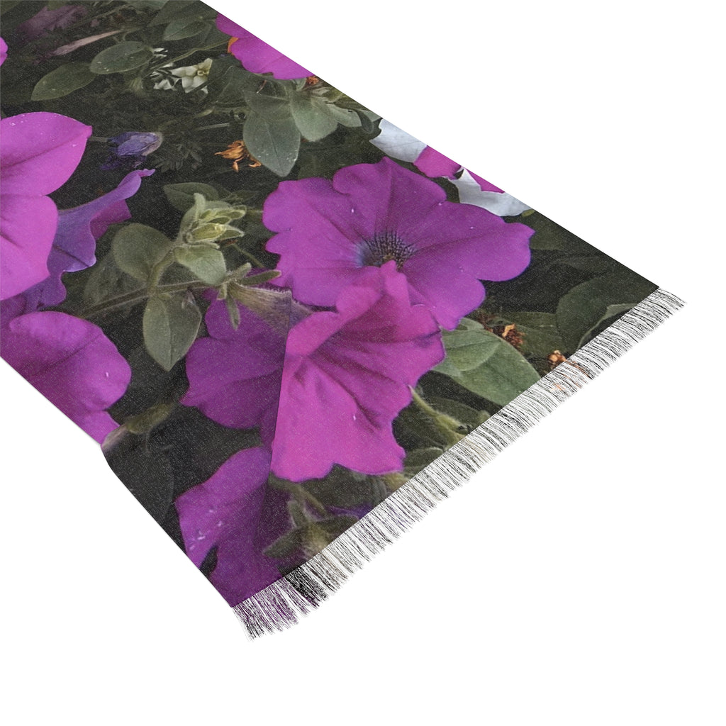 Floral Light Scarf - Perfect for Spring & Summer, Fashion Accessory, Gift for Her, Lightweight Wrap, Flower Design
