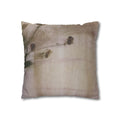 Faux Suede Square Pillowcase — Soft Tie-Dye Olive Decorative Throw Pillow Cover