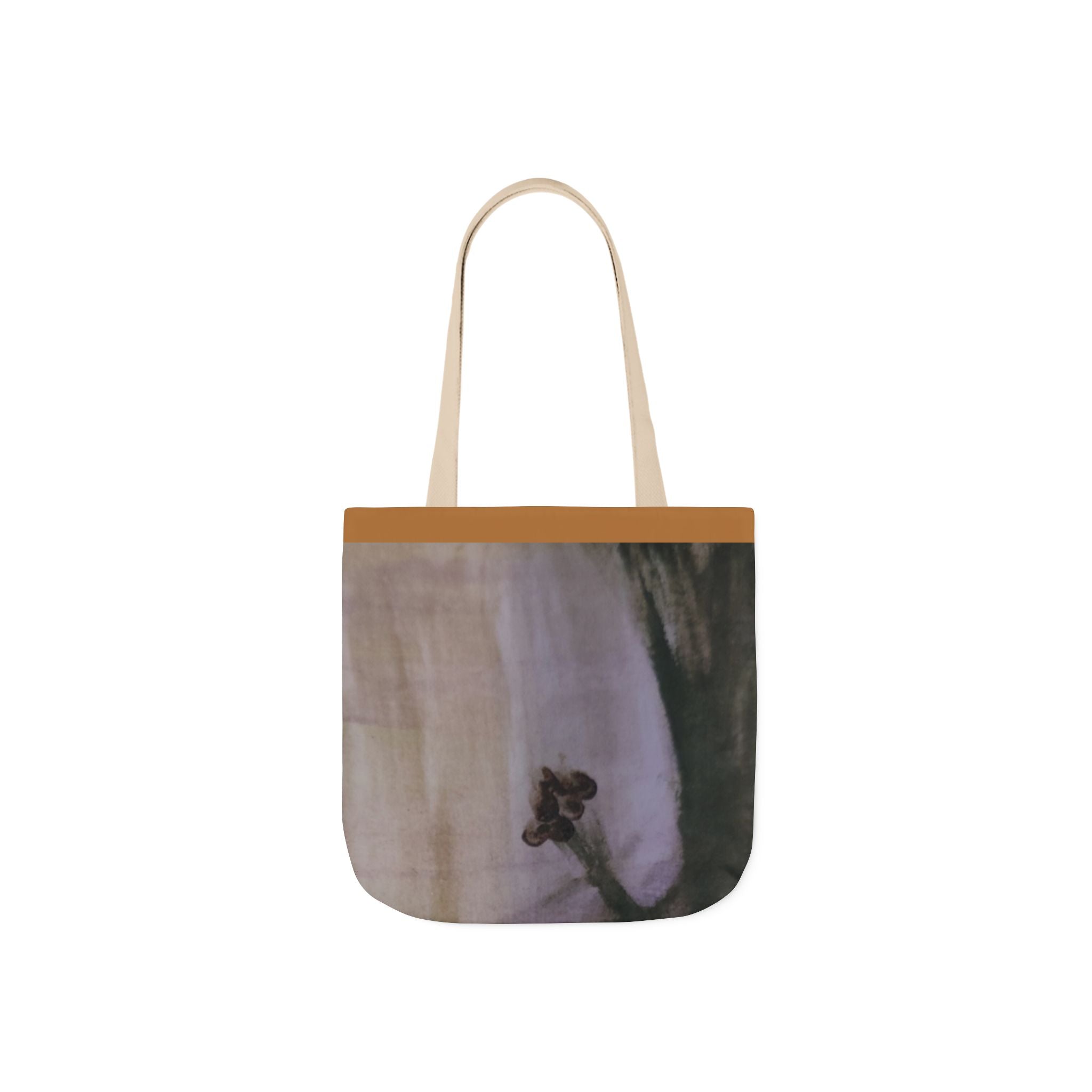 Floral Print Canvas Tote Bag with 5-Color Straps, Eco-Friendly Grocery Bags, Stylish Beach Tote, Reusable Shopping Bag, Gift for Her