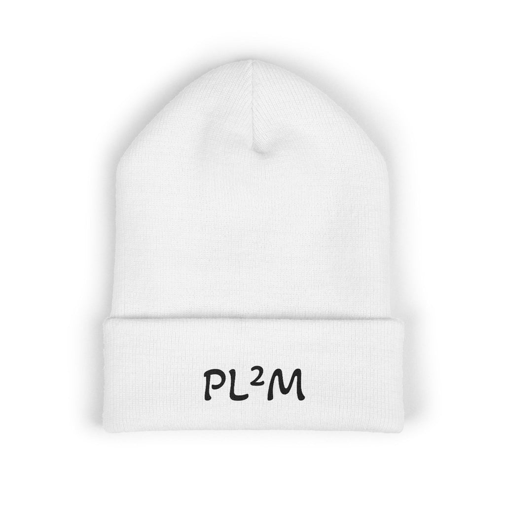 Embroidered 'PL2M' ( Parkinson's Looks Like Me) Cuffed Beanie - Classic Knit Winter Hat
