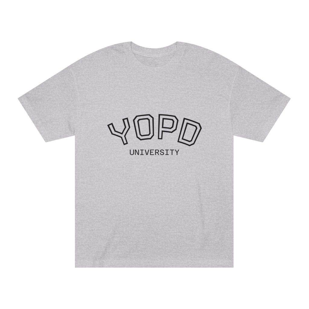YOPD University Tee - College-Style Vintage Campus Shirt