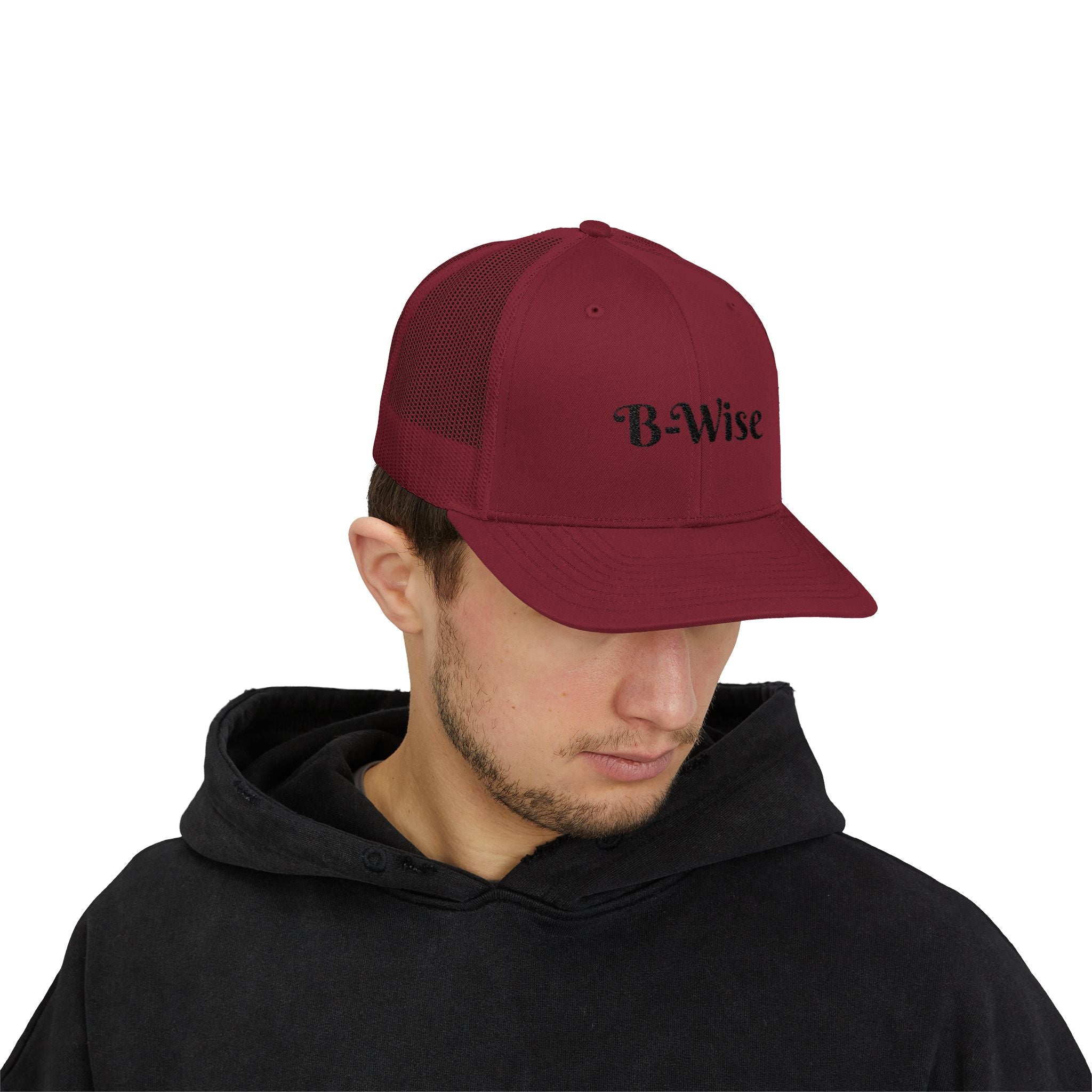B-Wise Snapback Trucker Cap | Casual Outdoor Hat | Perfect Gift for Friends, Family, Summer, Festivals