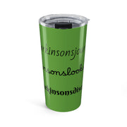 Parkinson's Journey Insulated Tumbler 20oz, Motivational Drinkware, Awareness Gift, Supportive Mug, Green Travel Tumbler, Inspirational Cup