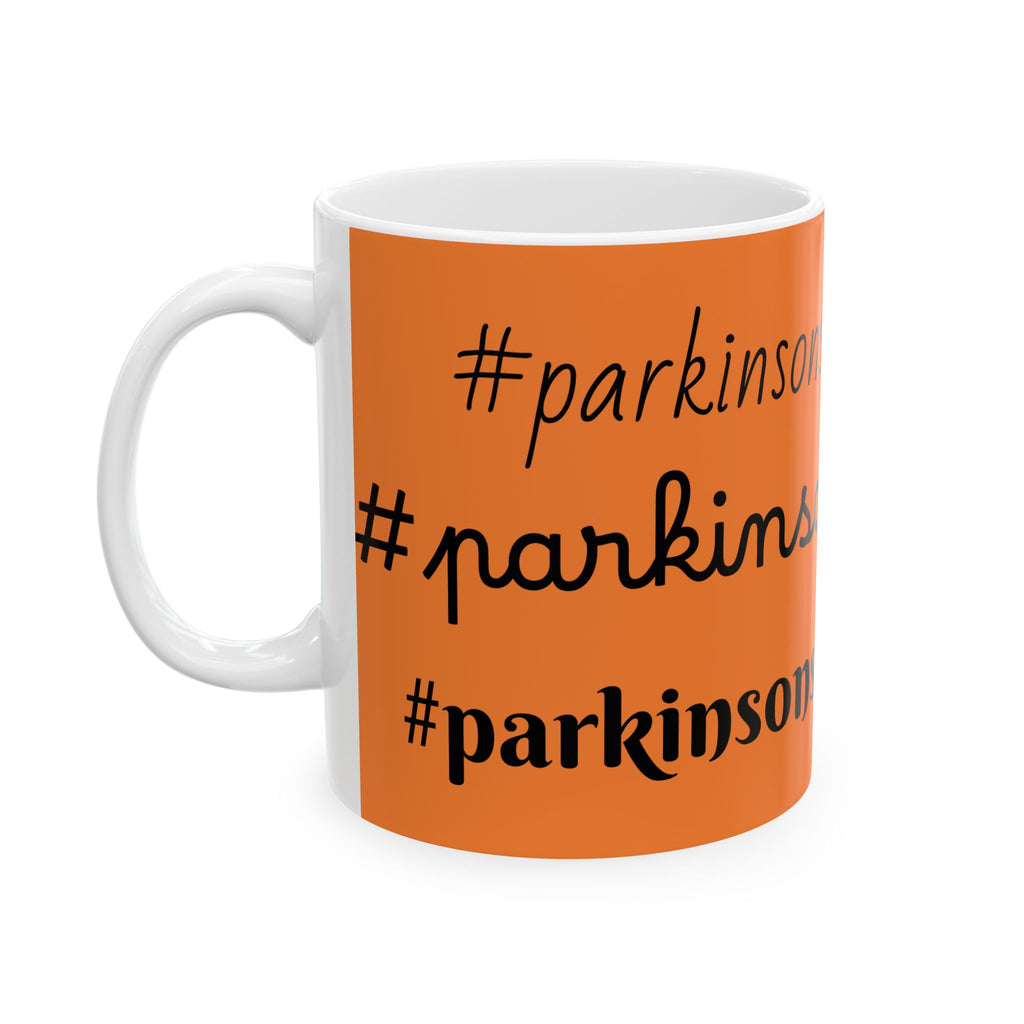Inspirational Parkinson's Awareness Ceramic Mug | Motivational Coffee Cup | Gift for Caregivers, Supporters, and Awareness Advocates