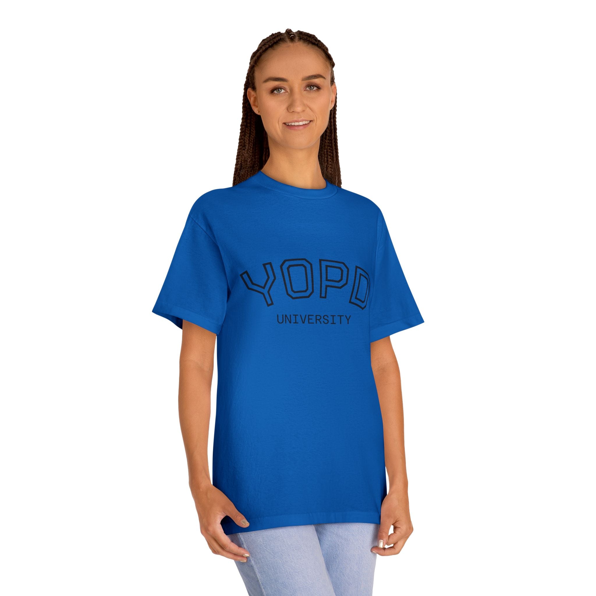 YOPD University Tee - College-Style Vintage Campus Shirt