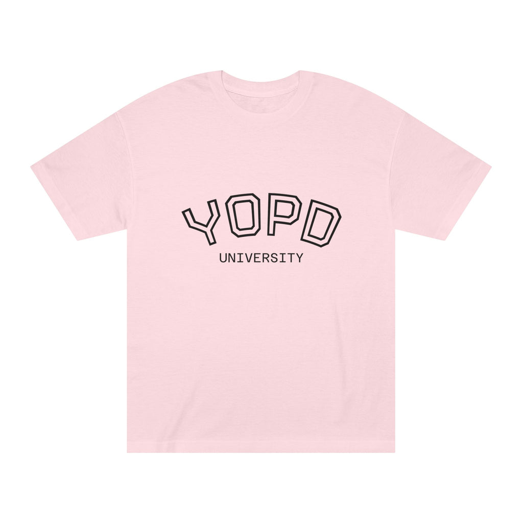 YOPD University Tee - College-Style Vintage Campus Shirt