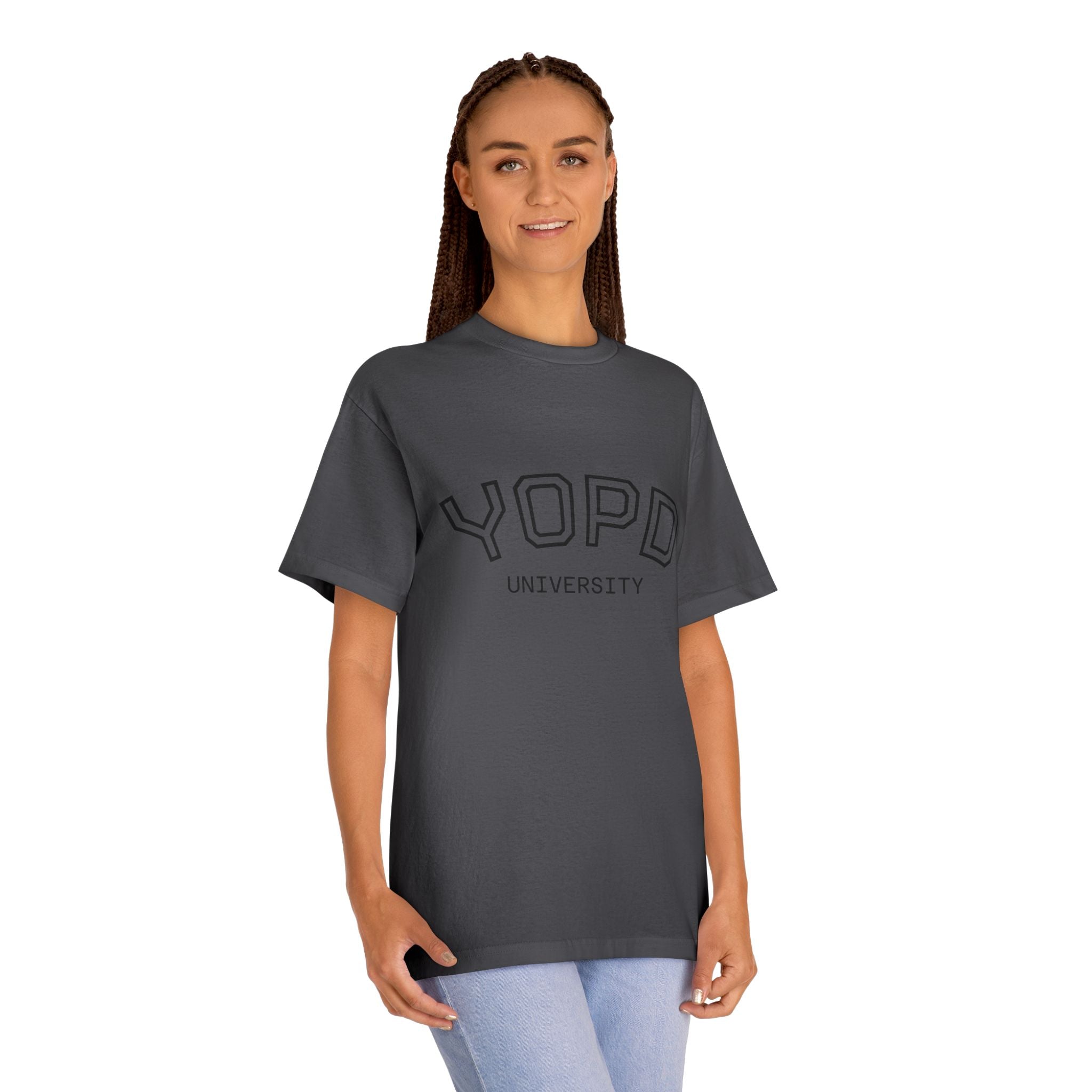 YOPD University Tee - College-Style Vintage Campus Shirt