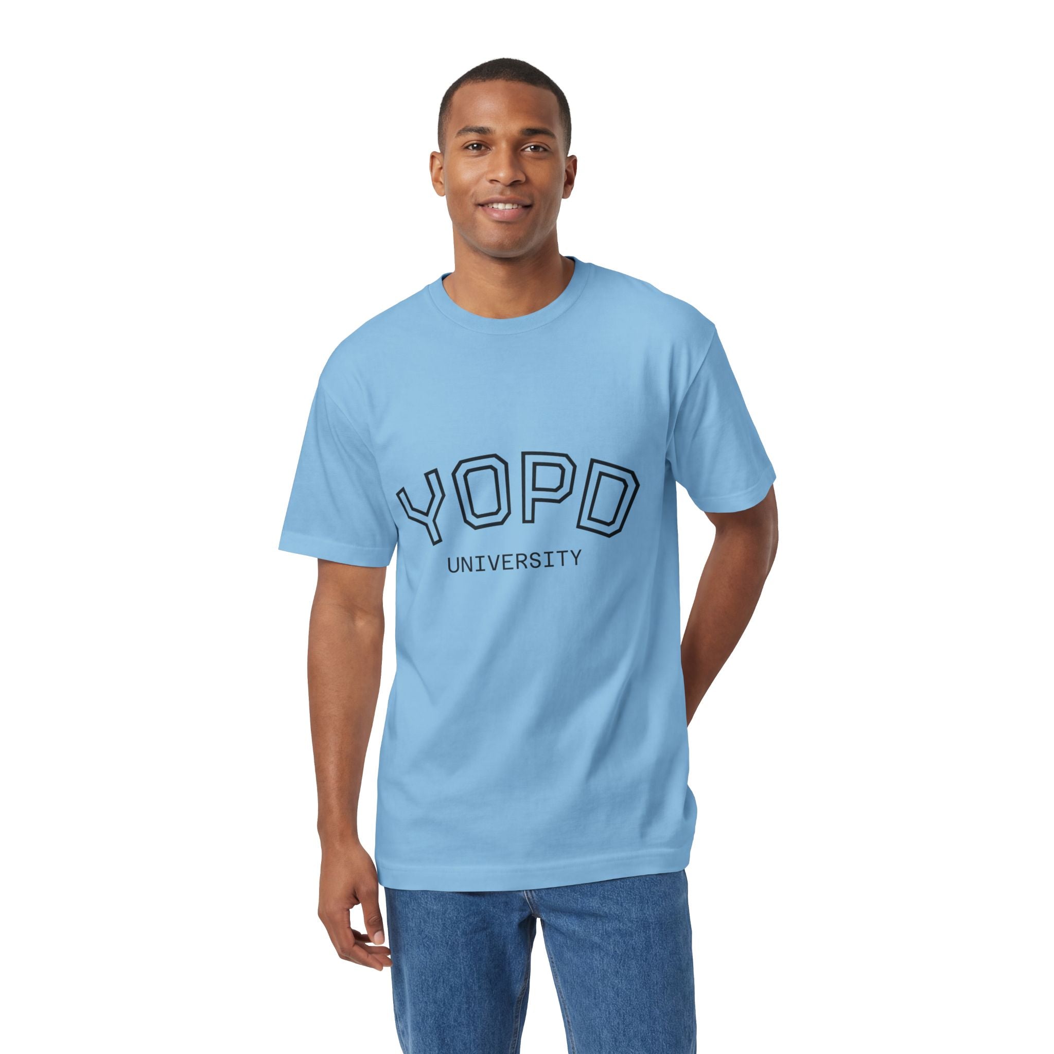 YOPD University Tee - College-Style Vintage Campus Shirt