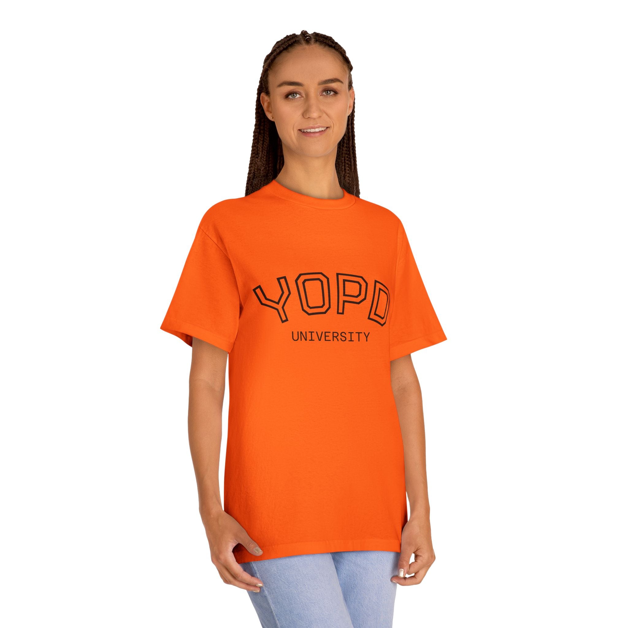 YOPD University Tee - College-Style Vintage Campus Shirt