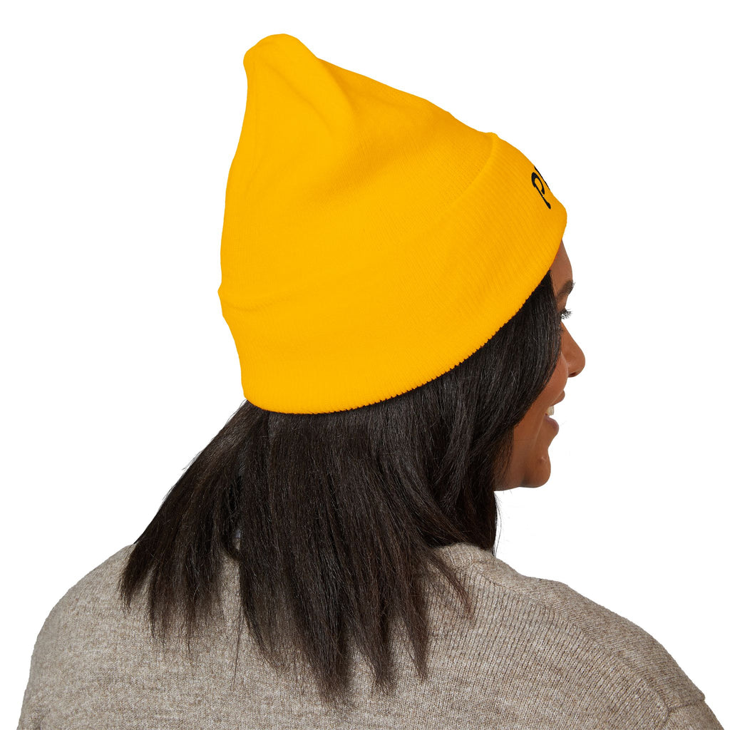 Embroidered 'PL2M' ( Parkinson's Looks Like Me) Cuffed Beanie - Classic Knit Winter Hat