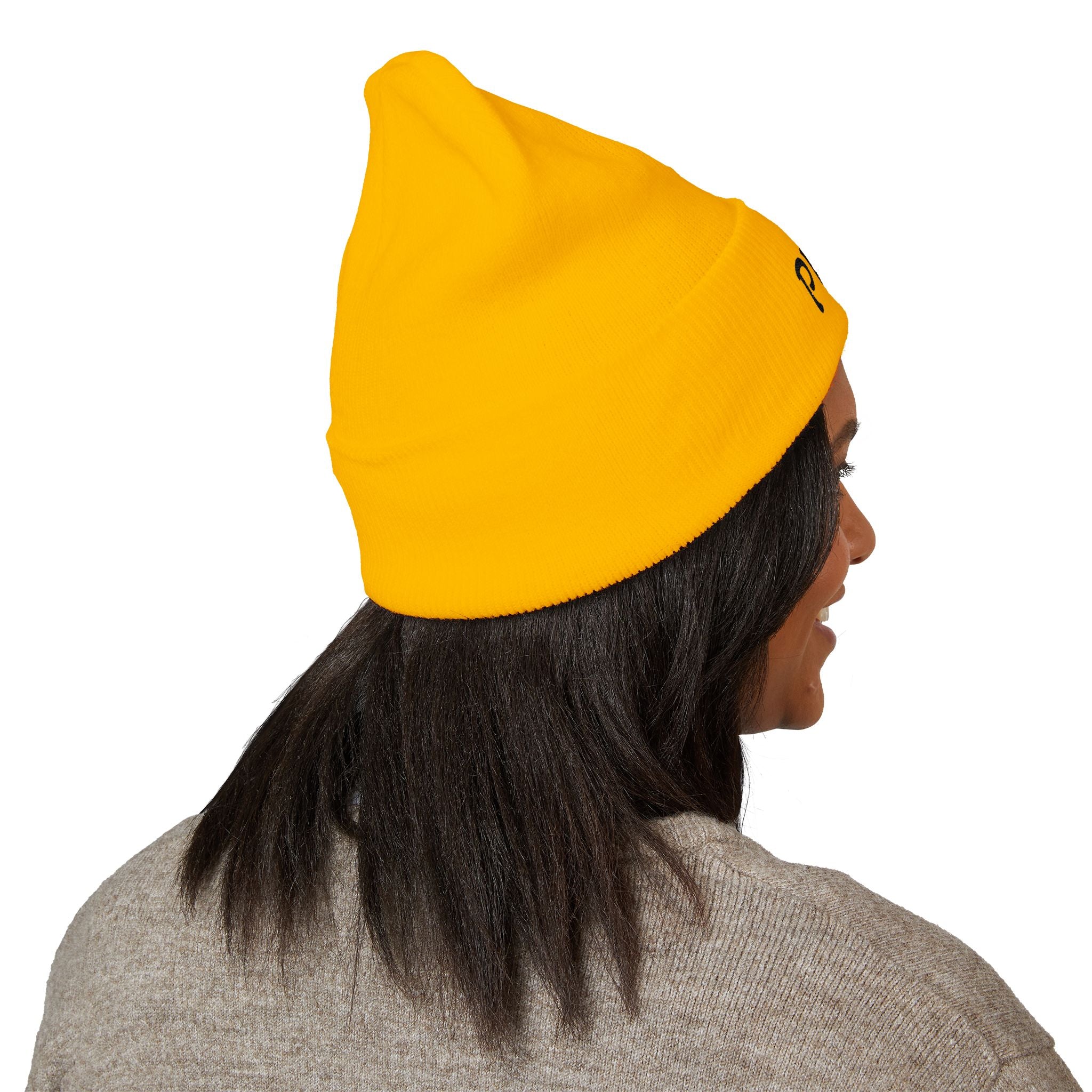 Embroidered 'PL2M' ( Parkinson's Looks Like Me) Cuffed Beanie - Classic Knit Winter Hat