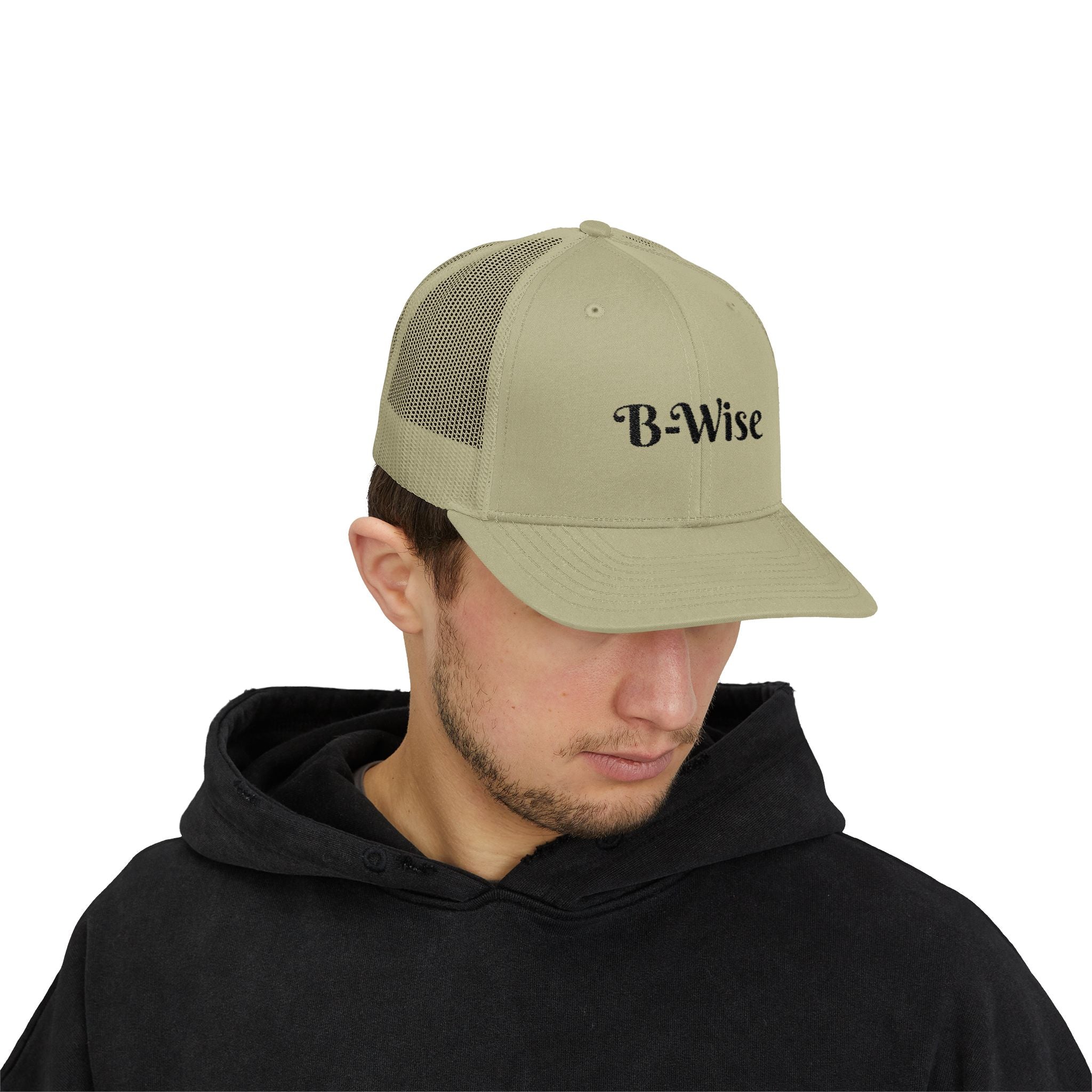 B-Wise Snapback Trucker Cap | Casual Outdoor Hat | Perfect Gift for Friends, Family, Summer, Festivals