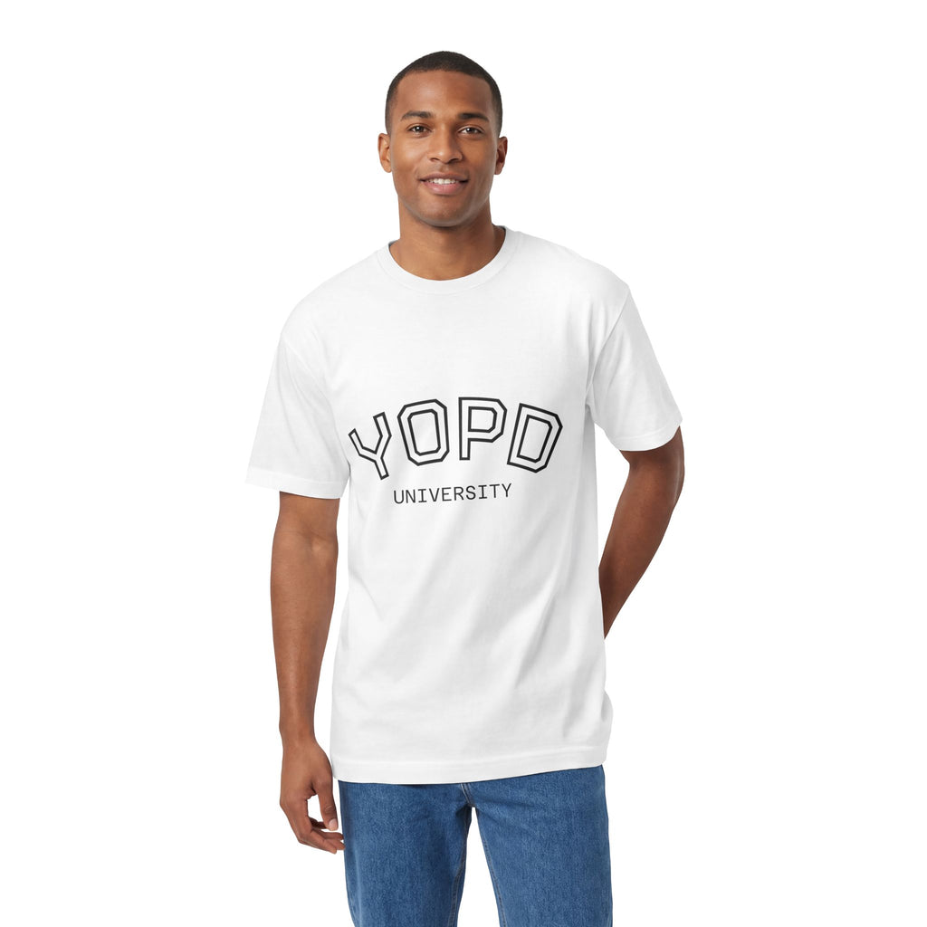 YOPD University Tee - College-Style Vintage Campus Shirt