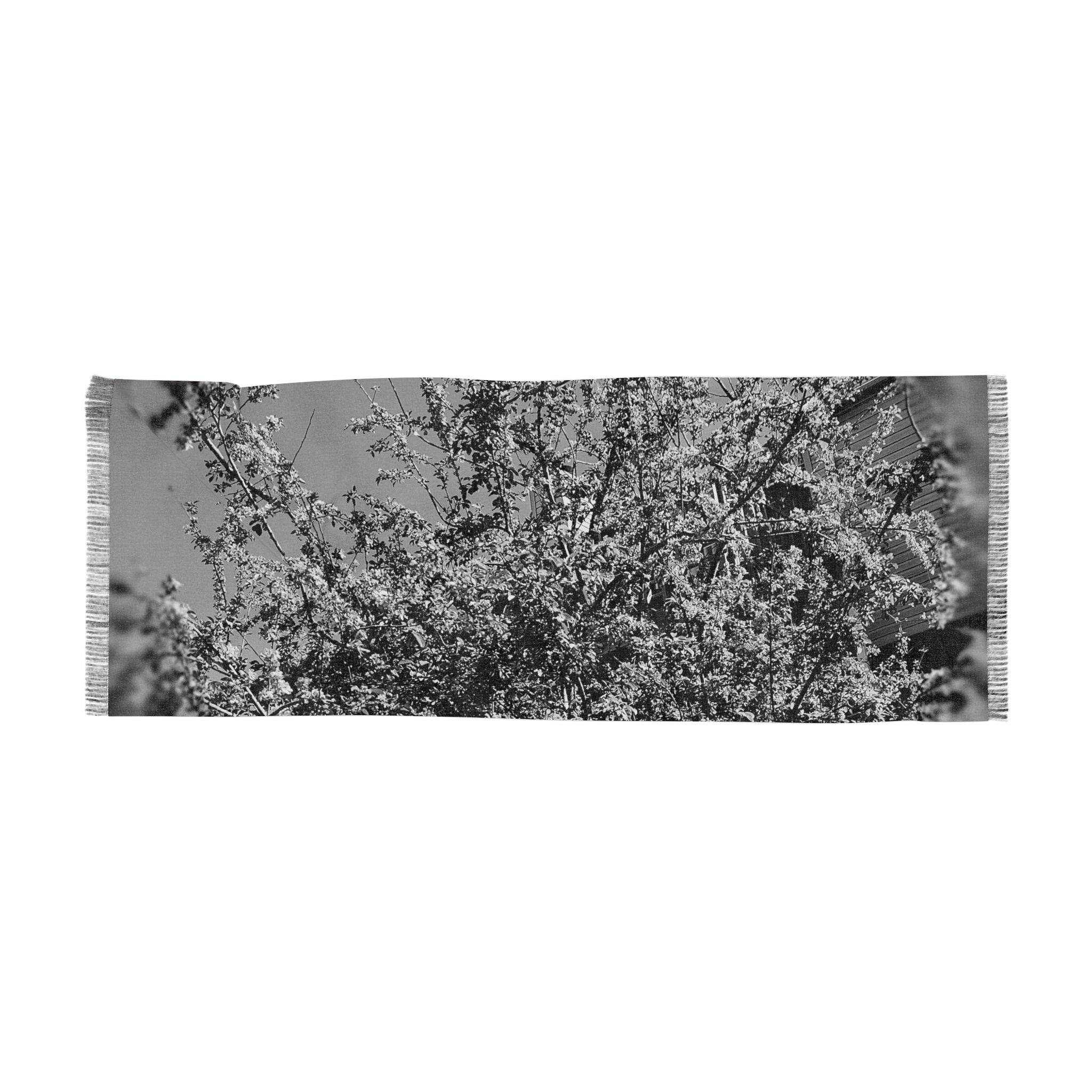 Elegant Floral Scarf, Lightweight Neck Wrap Women's Fashion Accessory, Spring Summer Shawl, Gift for Her, Mother's Day Gift