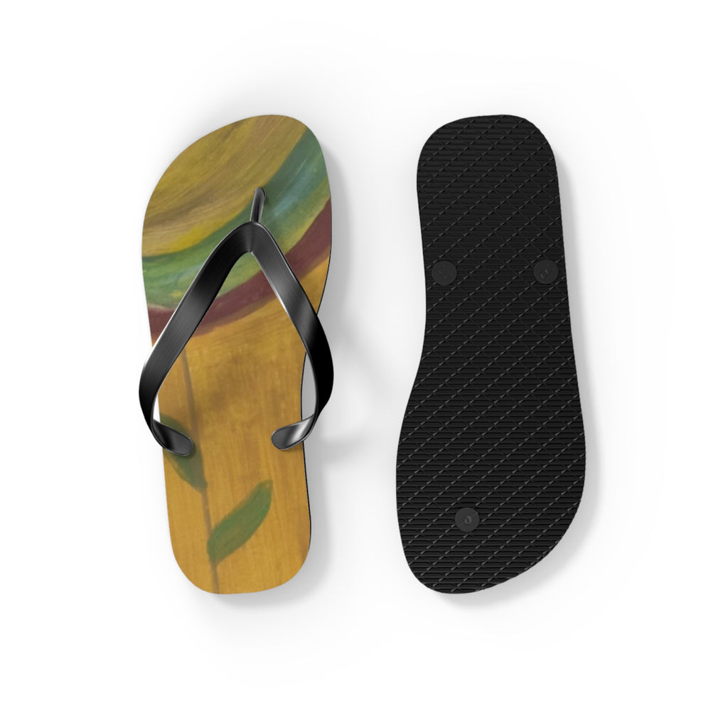 Trendy Artistic Flip Flops | Summer Vibes | Beachwear | Gift for Her | Unique Sandals | Vacation Essential