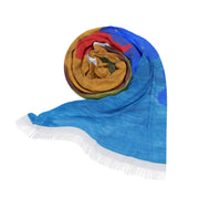 Vibrant Light Scarf - Colorful Accessories for Spring, Chic Fashion Statement, Gift for Her, Festival Wear, Everyday Style