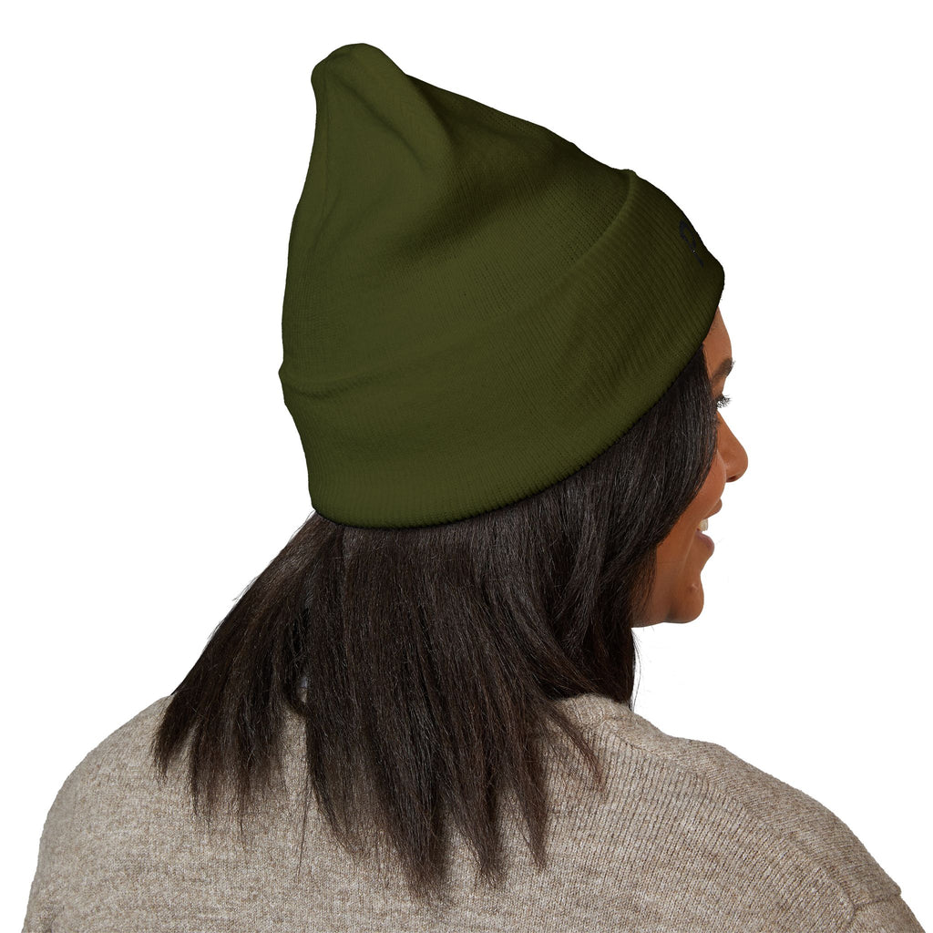 Embroidered 'PL2M' ( Parkinson's Looks Like Me) Cuffed Beanie - Classic Knit Winter Hat