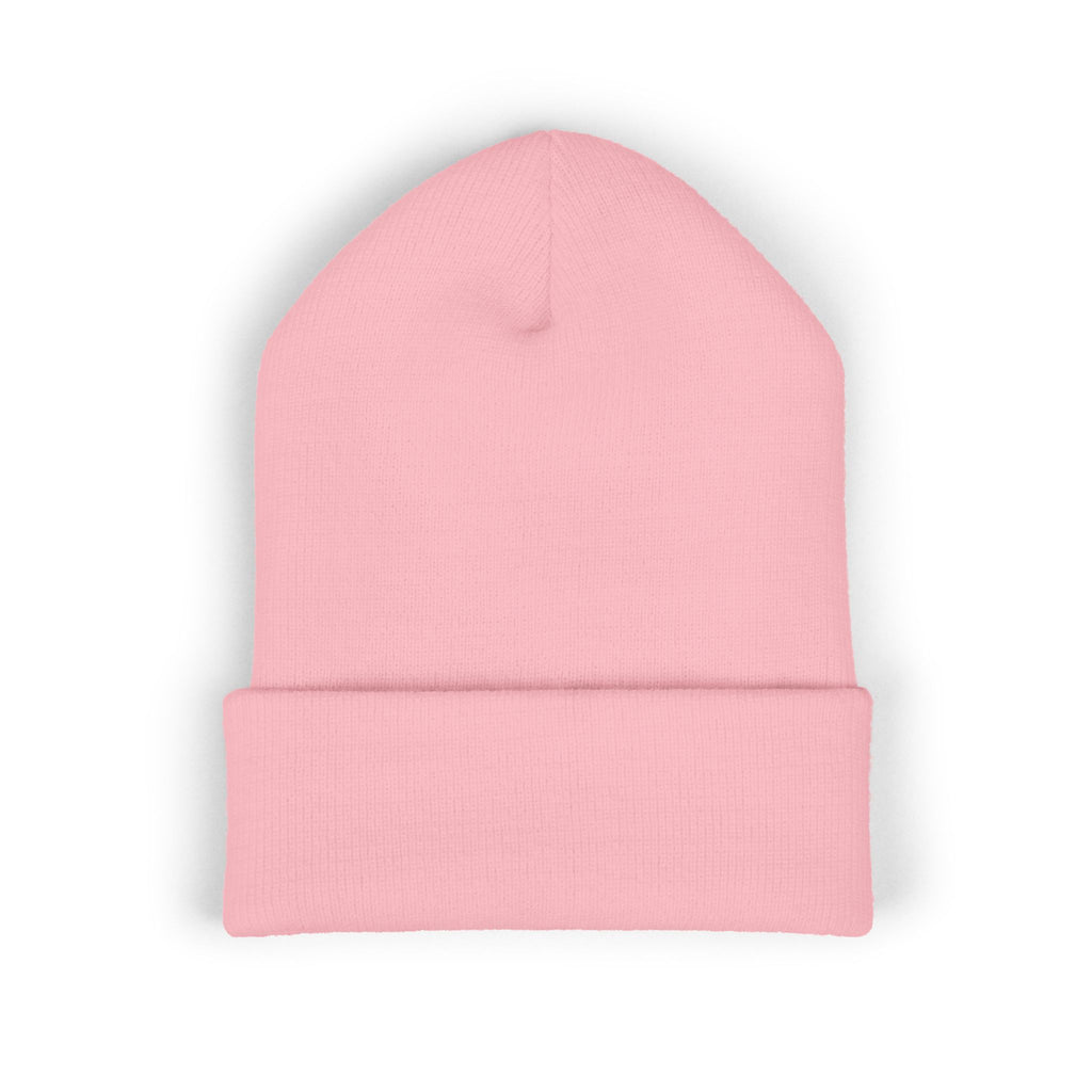 Embroidered 'PL2M' ( Parkinson's Looks Like Me) Cuffed Beanie - Classic Knit Winter Hat