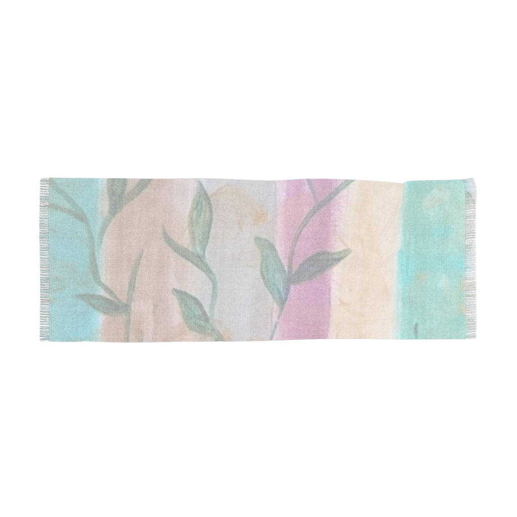 Lightweight Floral Scarf - Bohemian Wrap, Spring Accessory, Gift for Her, Beach Cover-Up, Layering Shawl