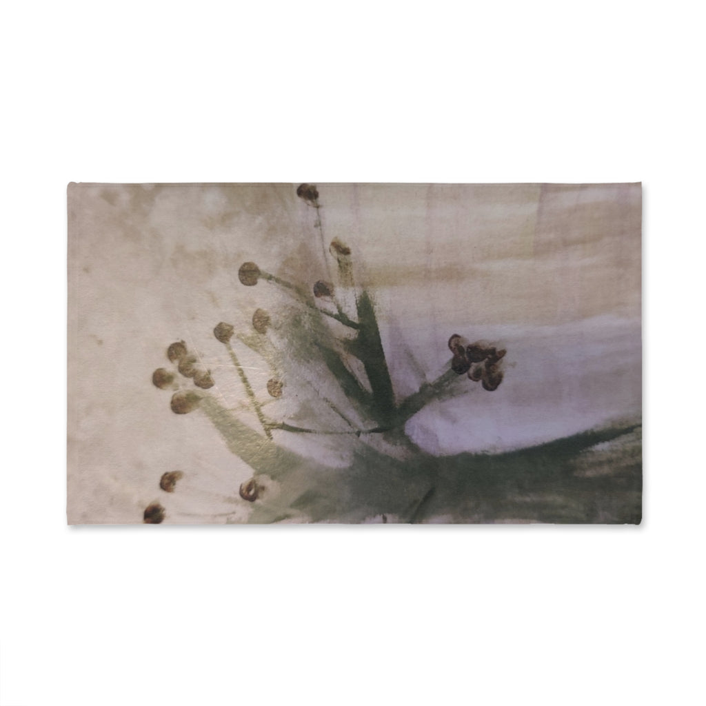 Floral Watercolor Hand Towel — Soft Botanical Kitchen & Bathroom Accent