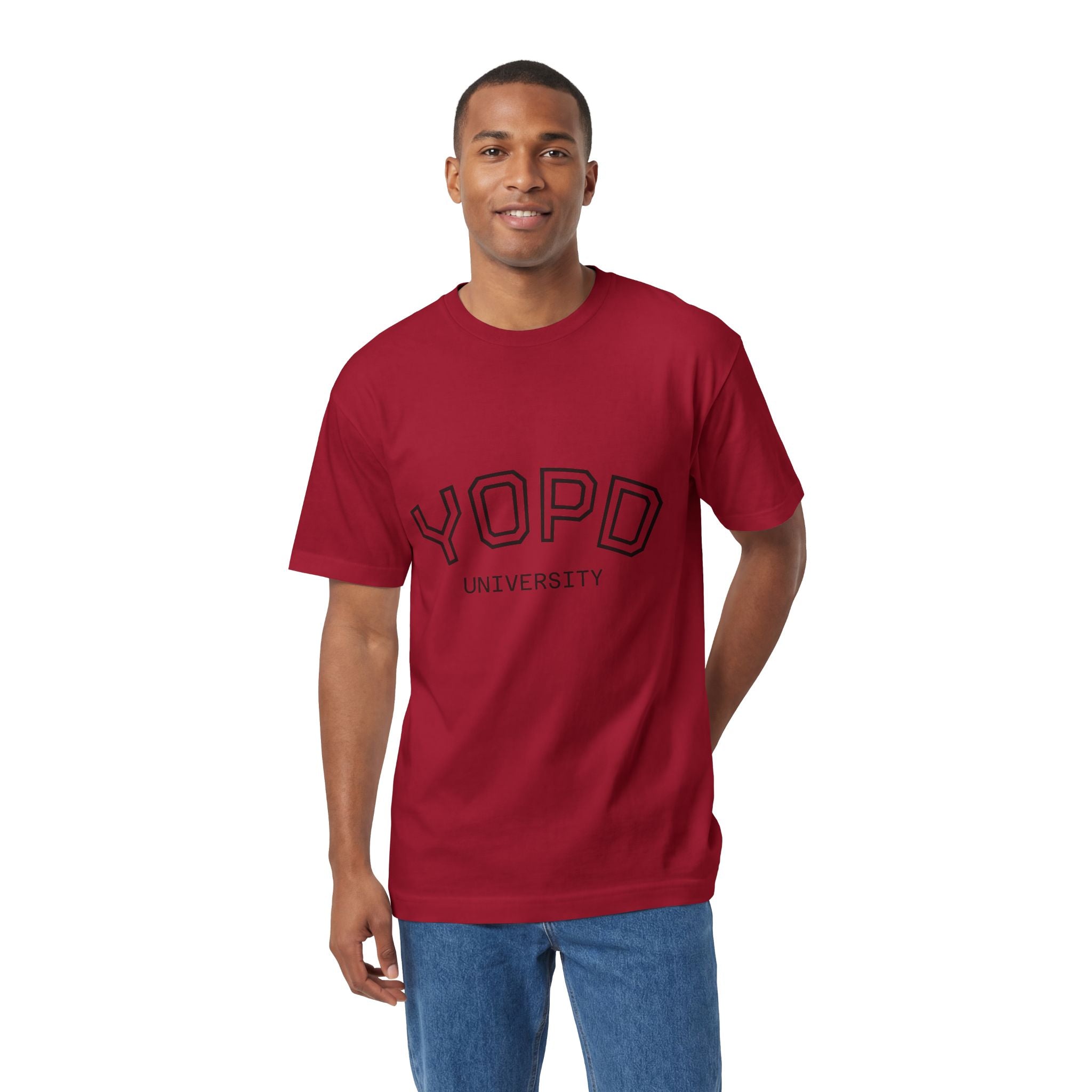 YOPD University Tee - College-Style Vintage Campus Shirt