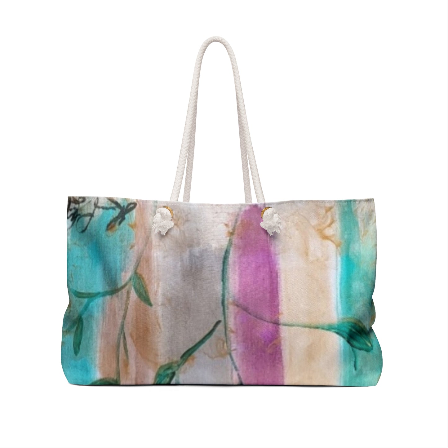 Nature-Inspired Weekender Bag for Travel, Gym, Beach, Gift, Summer Vibes