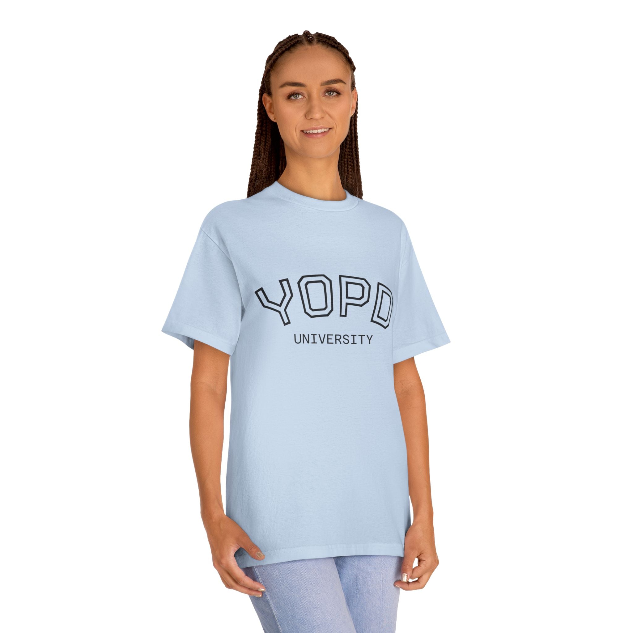 YOPD University Tee - College-Style Vintage Campus Shirt
