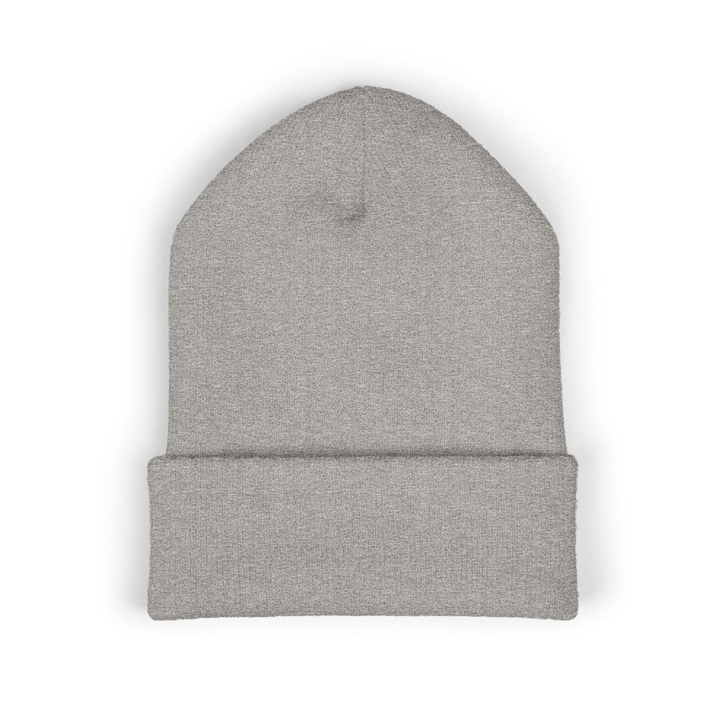 Embroidered 'PL2M' ( Parkinson's Looks Like Me) Cuffed Beanie - Classic Knit Winter Hat