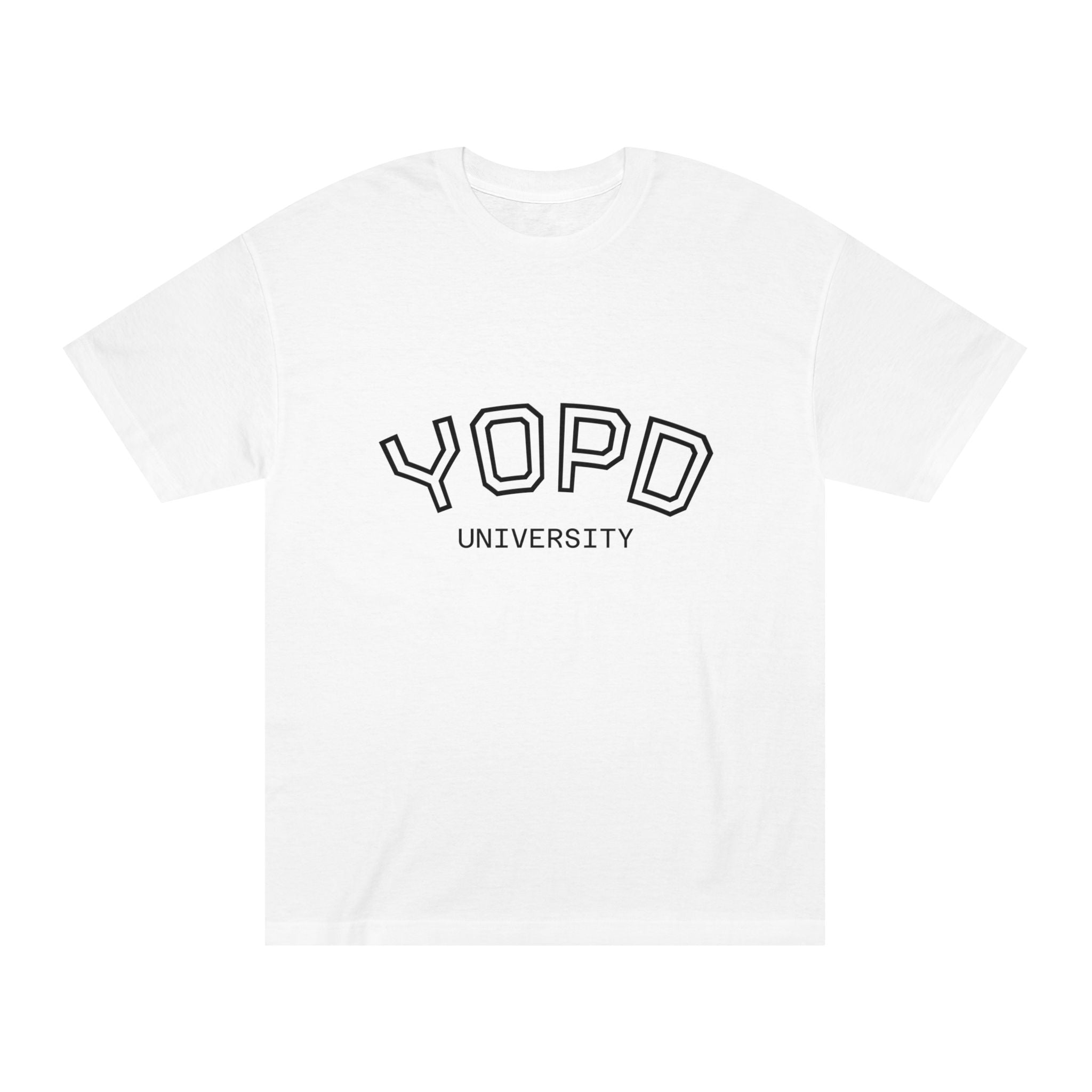 YOPD University Tee - College-Style Vintage Campus Shirt