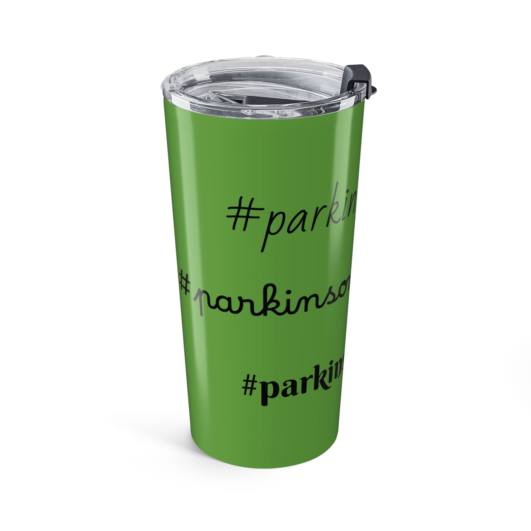 Parkinson's Journey Insulated Tumbler 20oz, Motivational Drinkware, Awareness Gift, Supportive Mug, Green Travel Tumbler, Inspirational Cup