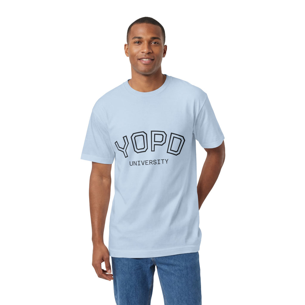 YOPD University Tee - College-Style Vintage Campus Shirt