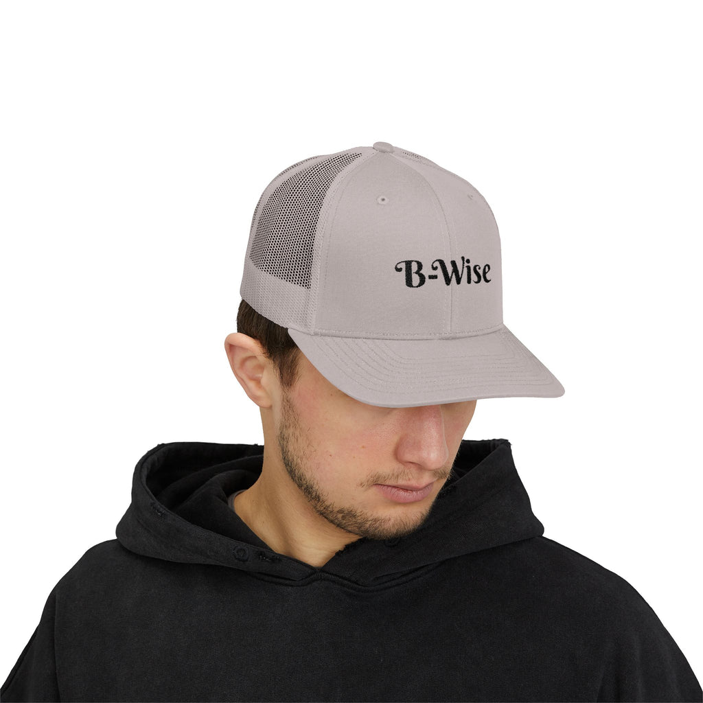 B-Wise Snapback Trucker Cap | Casual Outdoor Hat | Perfect Gift for Friends, Family, Summer, Festivals