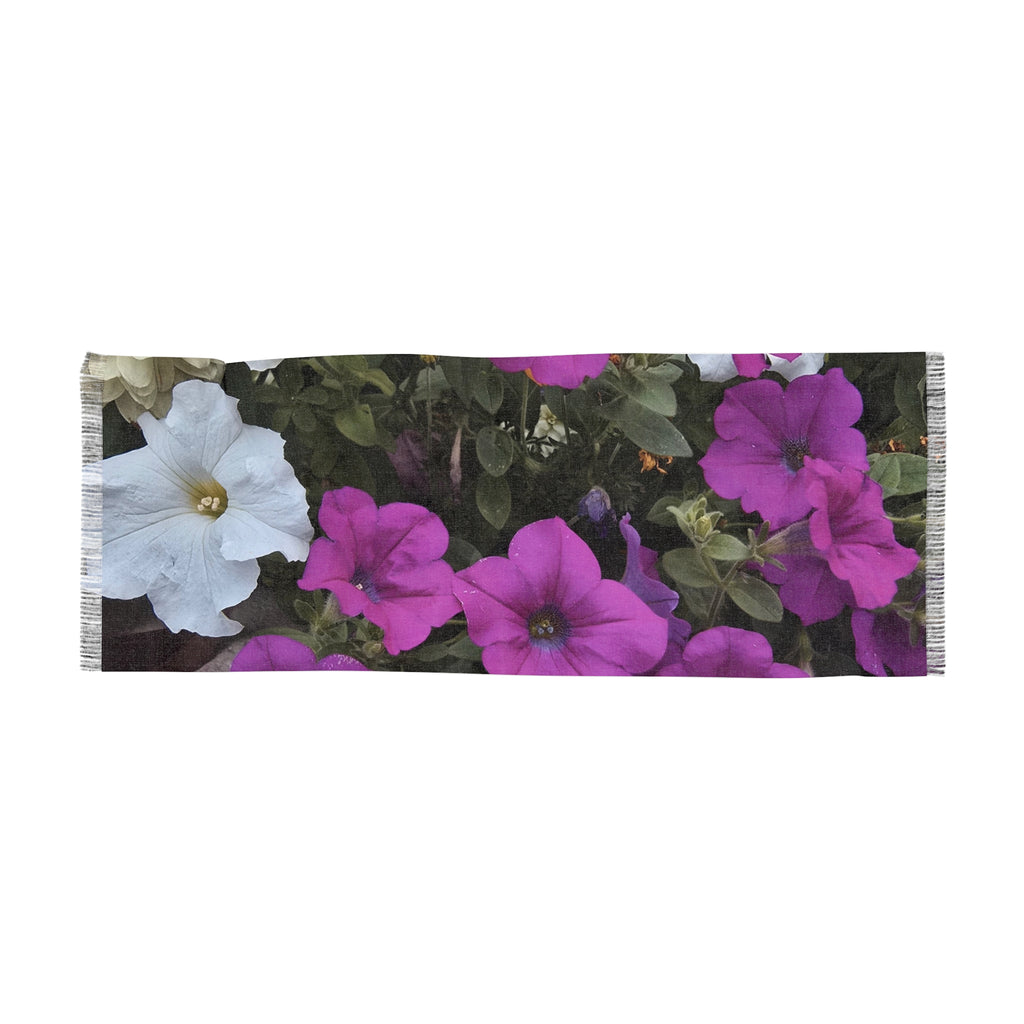 Floral Light Scarf - Perfect for Spring & Summer, Fashion Accessory, Gift for Her, Lightweight Wrap, Flower Design