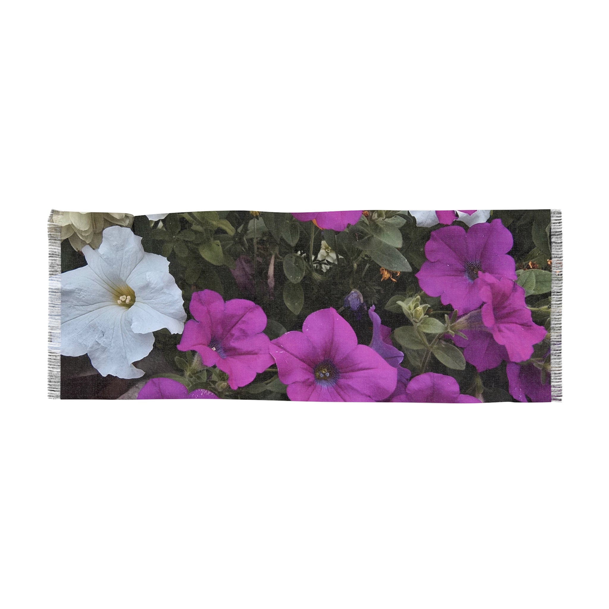 Floral Light Scarf - Perfect for Spring & Summer, Fashion Accessory, Gift for Her, Lightweight Wrap, Flower Design