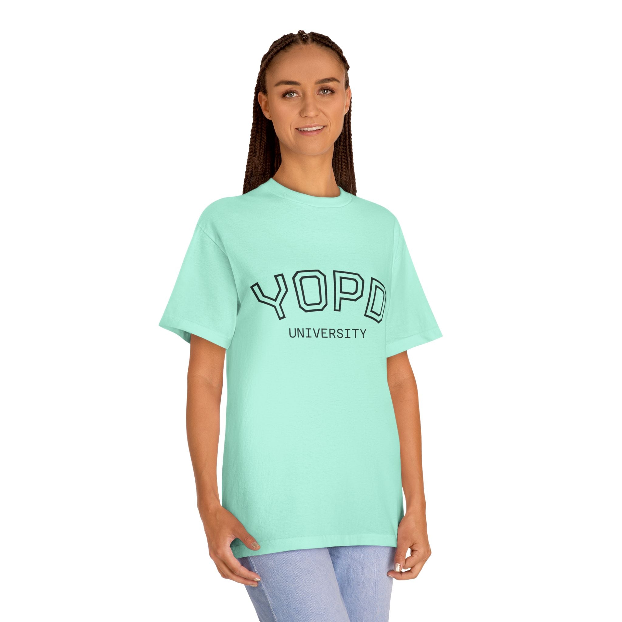 YOPD University Tee - College-Style Vintage Campus Shirt