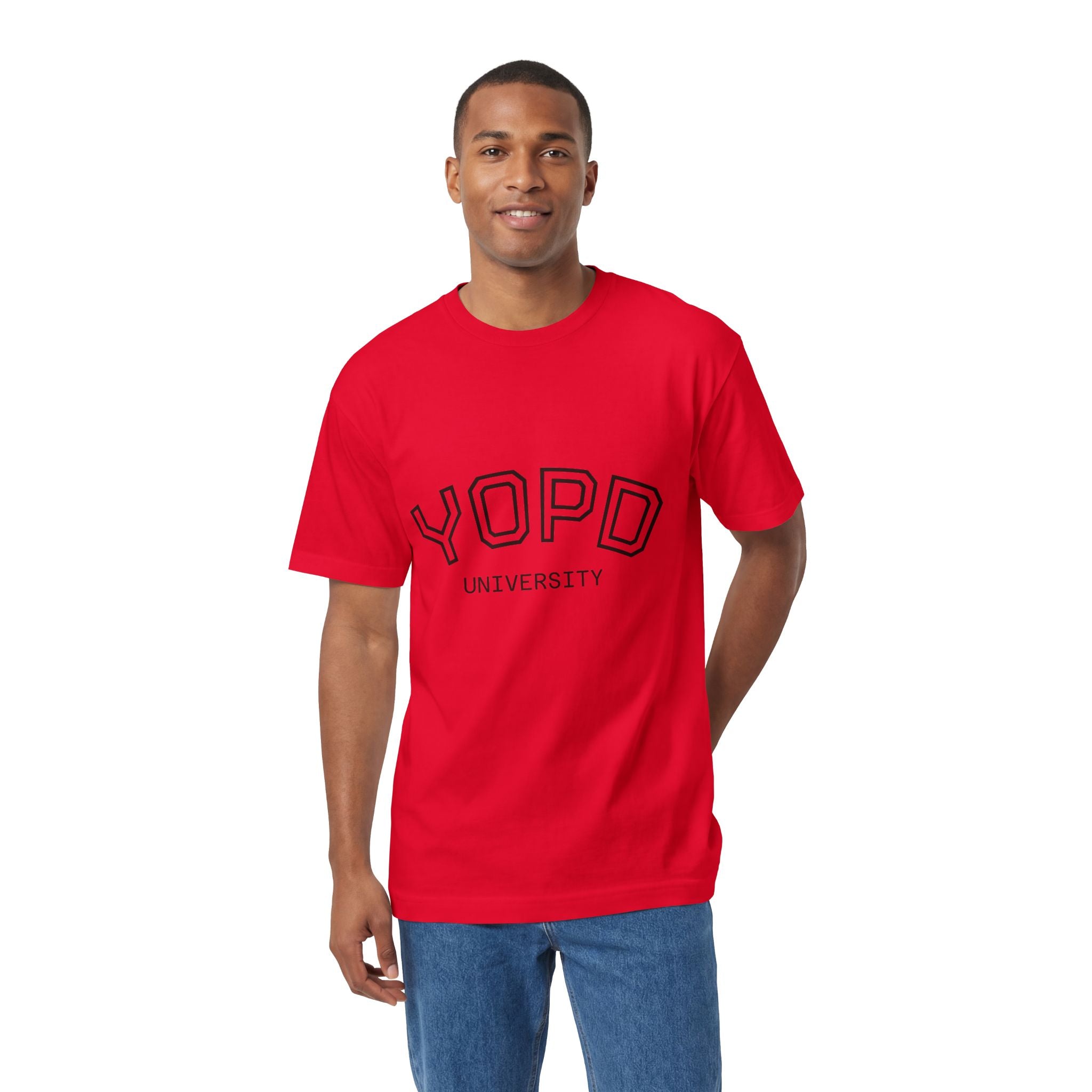 YOPD University Tee - College-Style Vintage Campus Shirt
