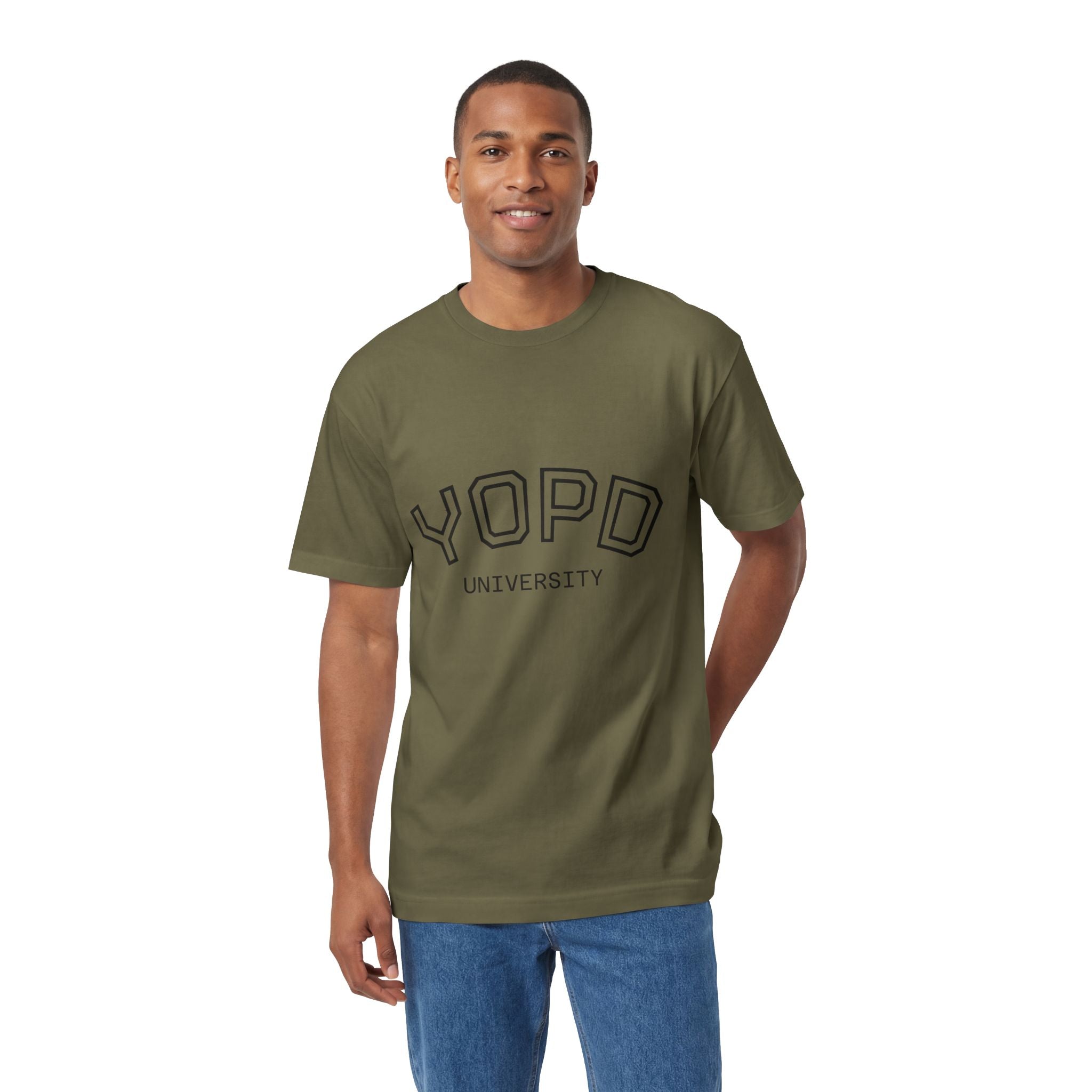 YOPD University Tee - College-Style Vintage Campus Shirt