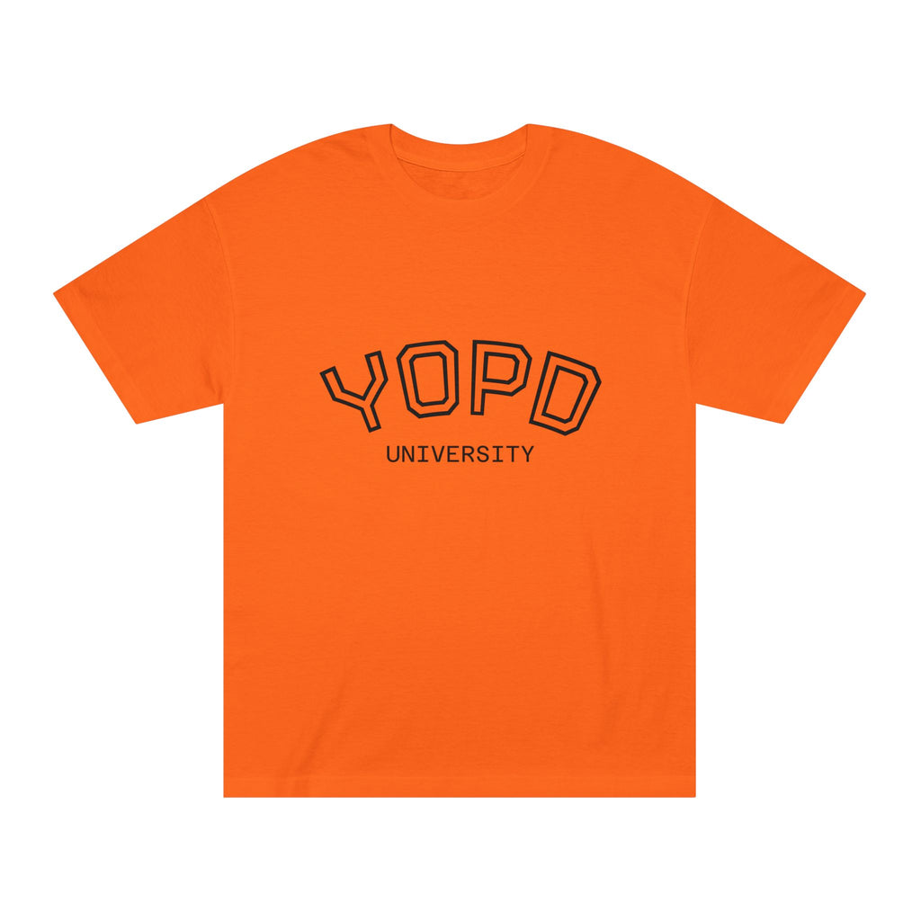 YOPD University Tee - College-Style Vintage Campus Shirt
