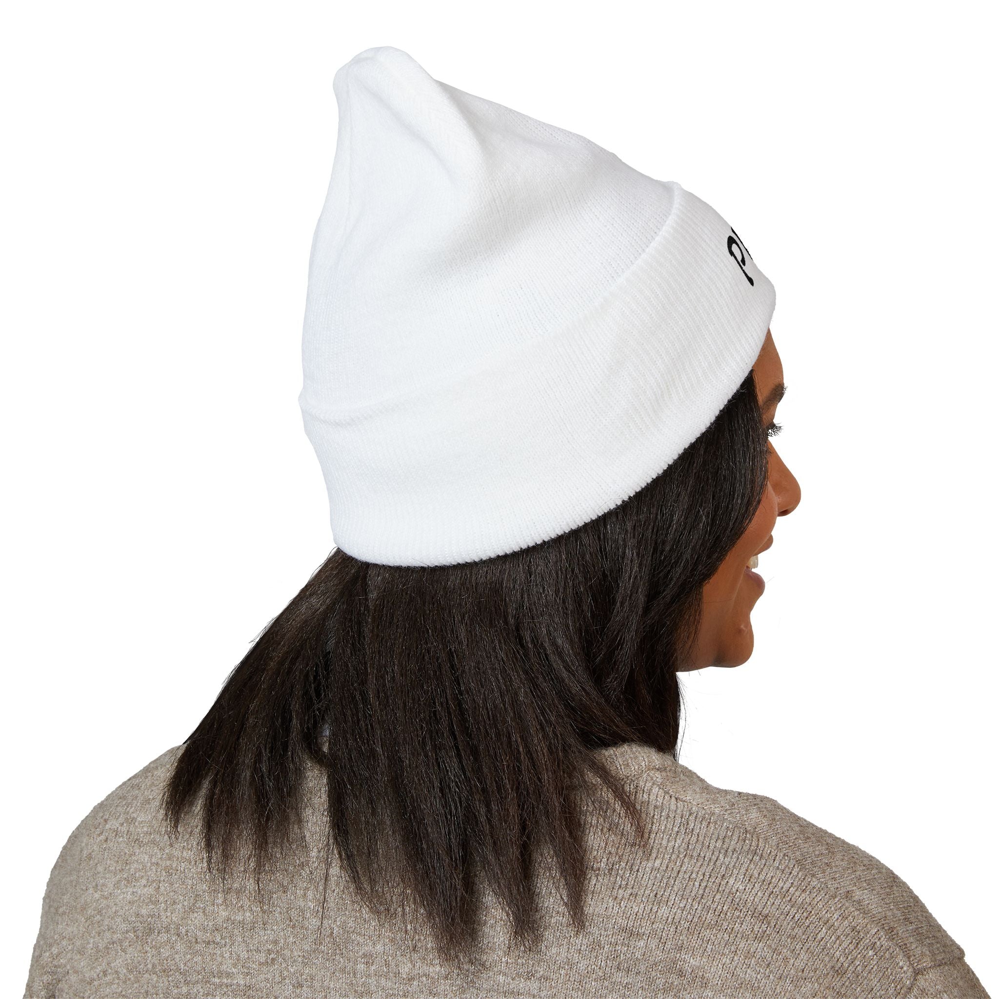 Embroidered 'PL2M' ( Parkinson's Looks Like Me) Cuffed Beanie - Classic Knit Winter Hat