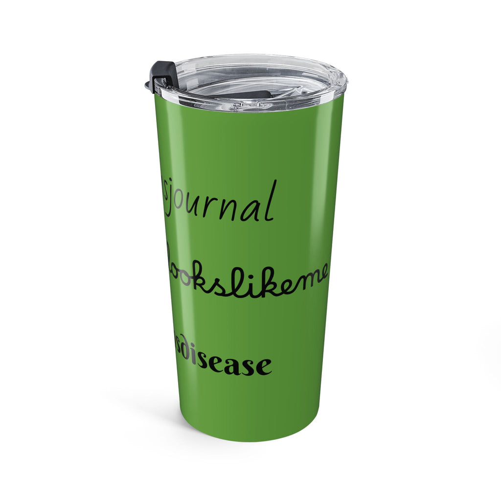 Parkinson's Journey Insulated Tumbler 20oz, Motivational Drinkware, Awareness Gift, Supportive Mug, Green Travel Tumbler, Inspirational Cup
