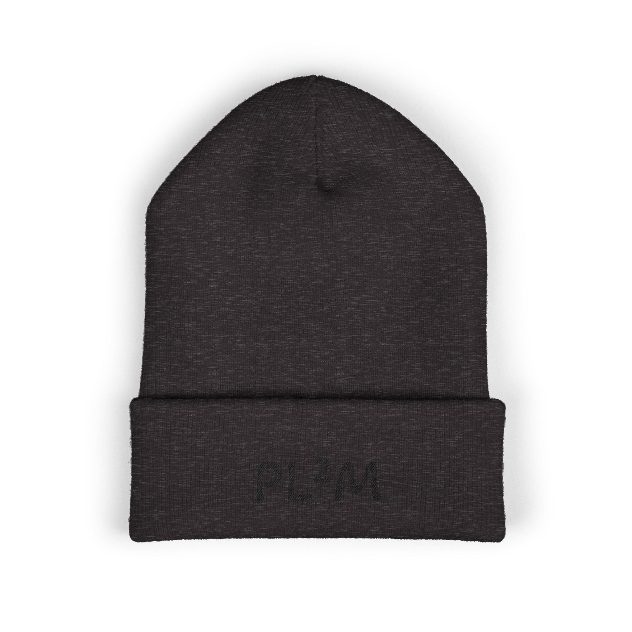 Embroidered 'PL2M' ( Parkinson's Looks Like Me) Cuffed Beanie - Classic Knit Winter Hat
