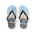 Beach Sunset Flip Flops, Summer Sandals, Vacation Footwear, Ocean Vibe Slippers, Pool Party Essentials