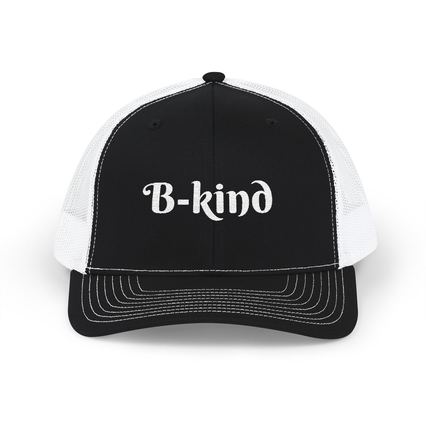 Charming 'B-kind' Snapback Trucker Cap | Casual Style, Gift for Friends, Adjustable Hat for Outdoors, Perfect for Any Occasion