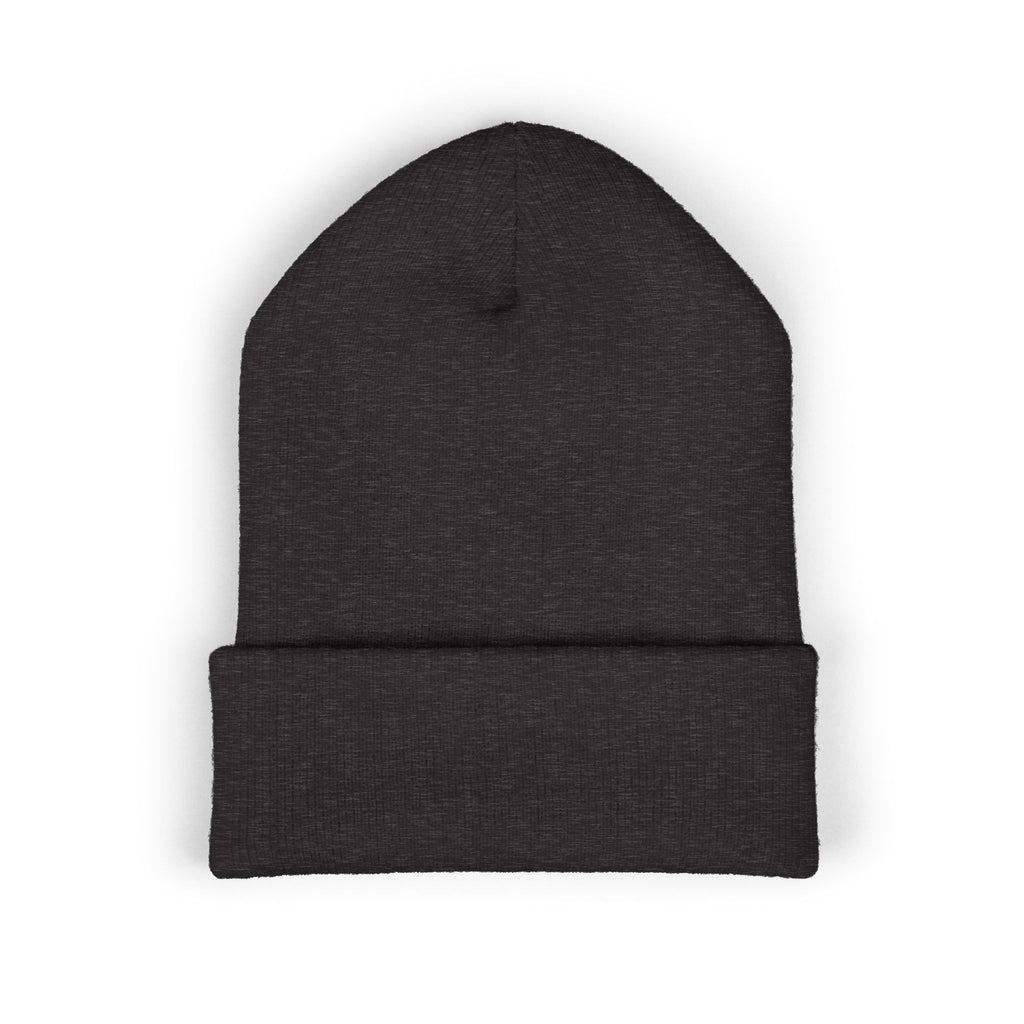 Embroidered 'PL2M' ( Parkinson's Looks Like Me) Cuffed Beanie - Classic Knit Winter Hat