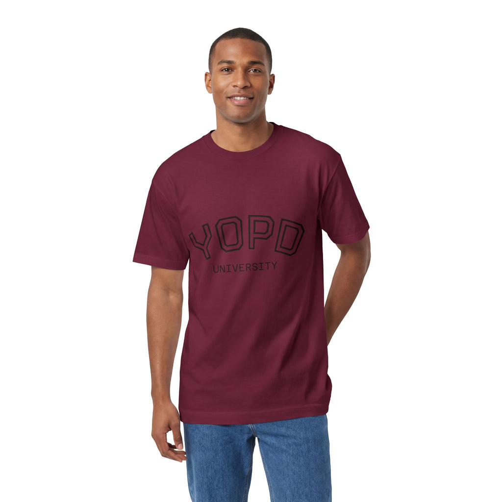 YOPD University Tee - College-Style Vintage Campus Shirt